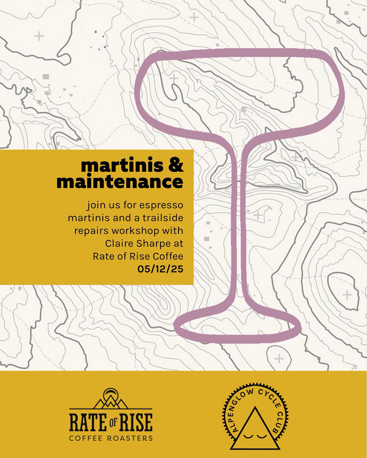 Alpenglow Martinis & Maintenance Night